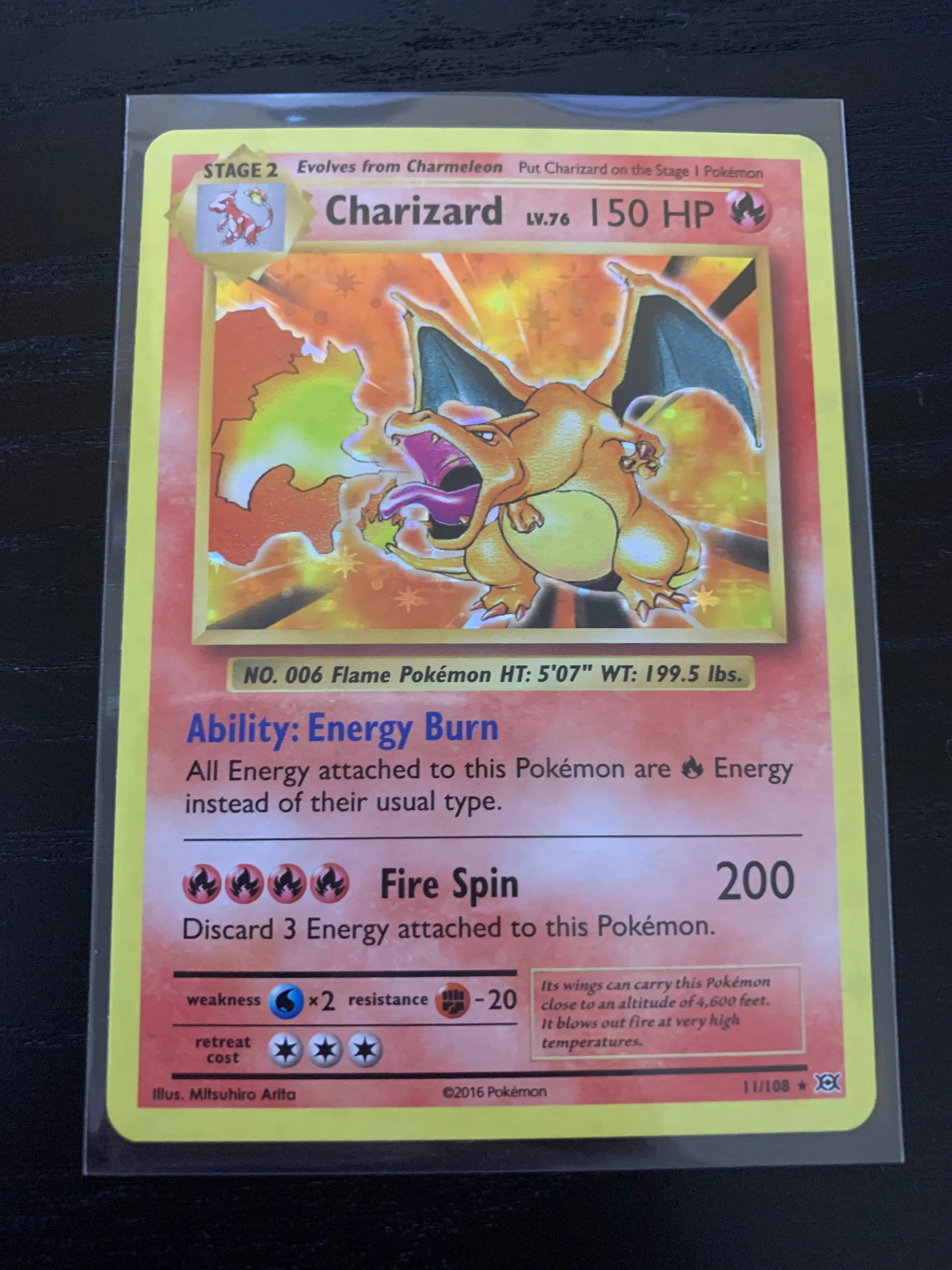 Charizard - 11/108 - Holo Rare - Image 2