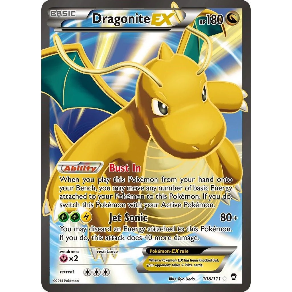 Dragonite EX (108 Full Art) (108/111) (FFI)