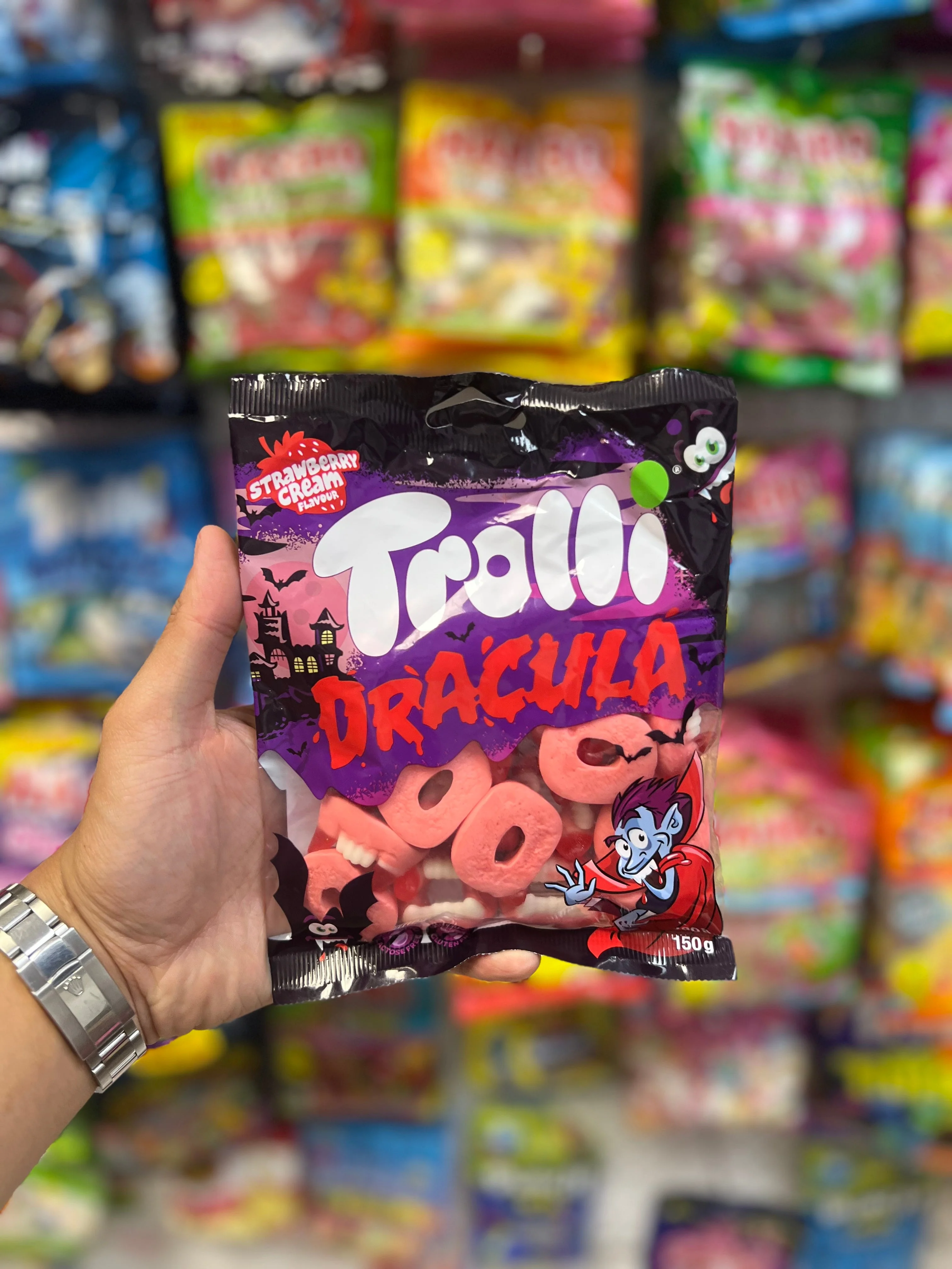 (Germany) Trolli Dracula Strawberry Cream - 150g - Image 2