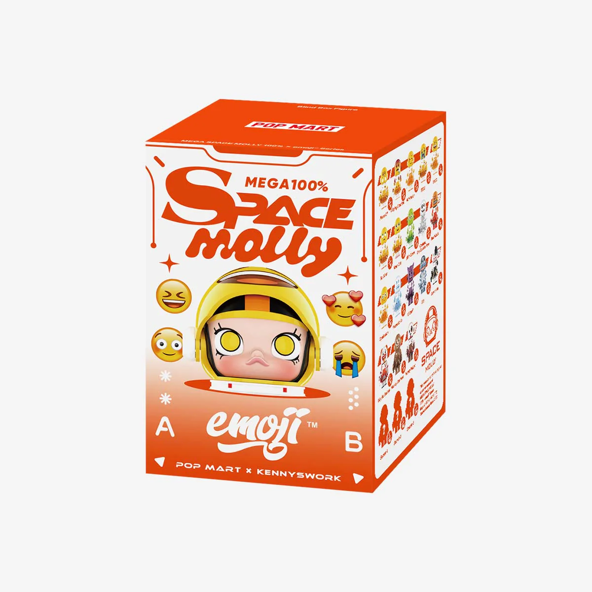 MEGA SPACE MOLLY 100% × emoji™ Series