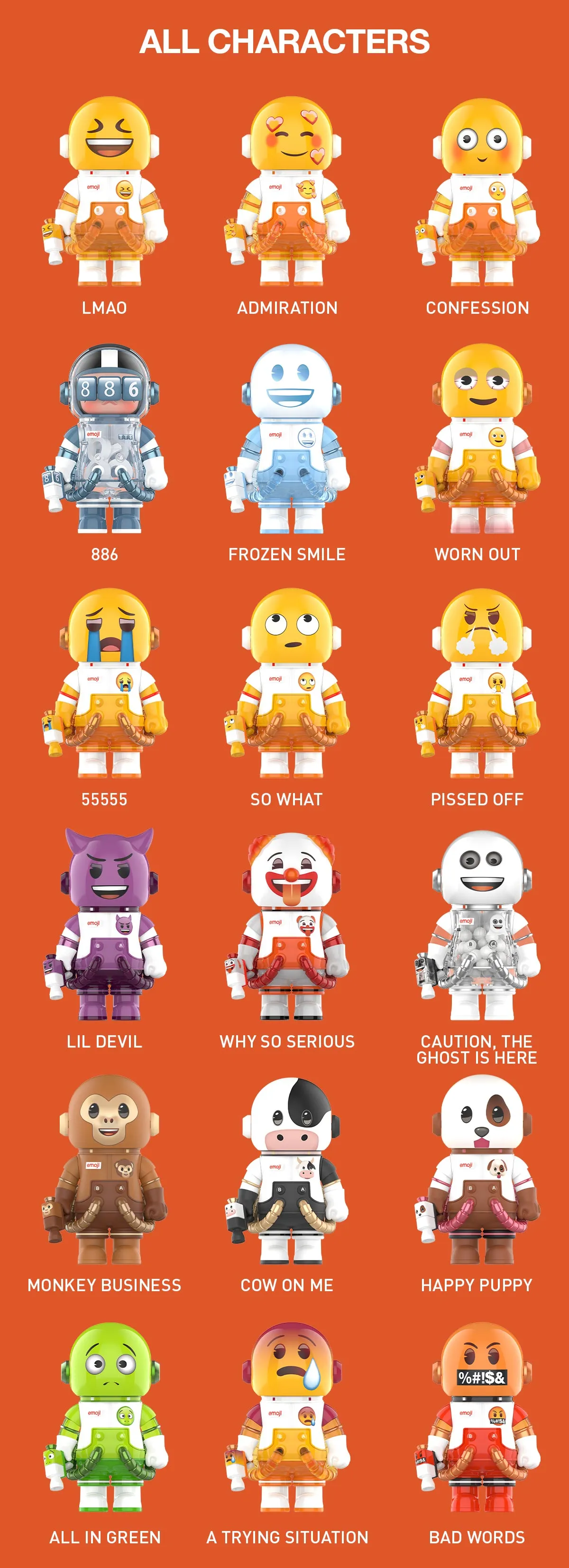 MEGA SPACE MOLLY 100% × emoji™ Series - Image 11