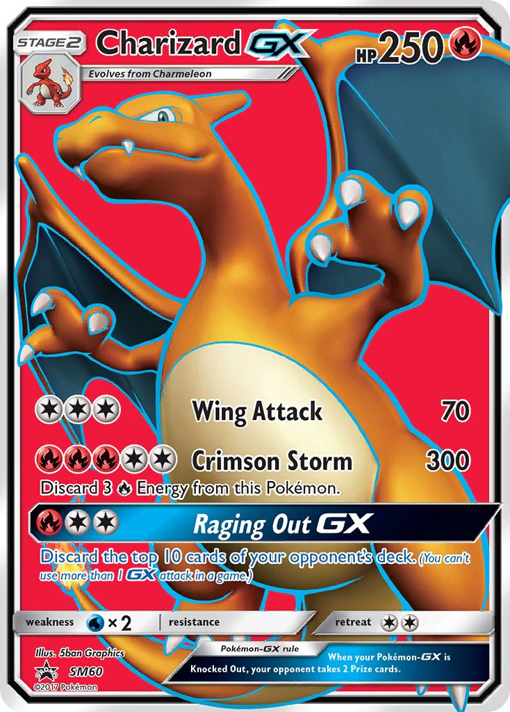 Pokémon - Charizard GX (SM60)