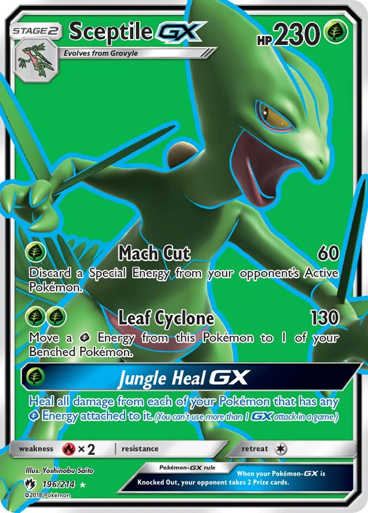 Pokémon - Sceptile GX (196/214) [Lost Thunder]