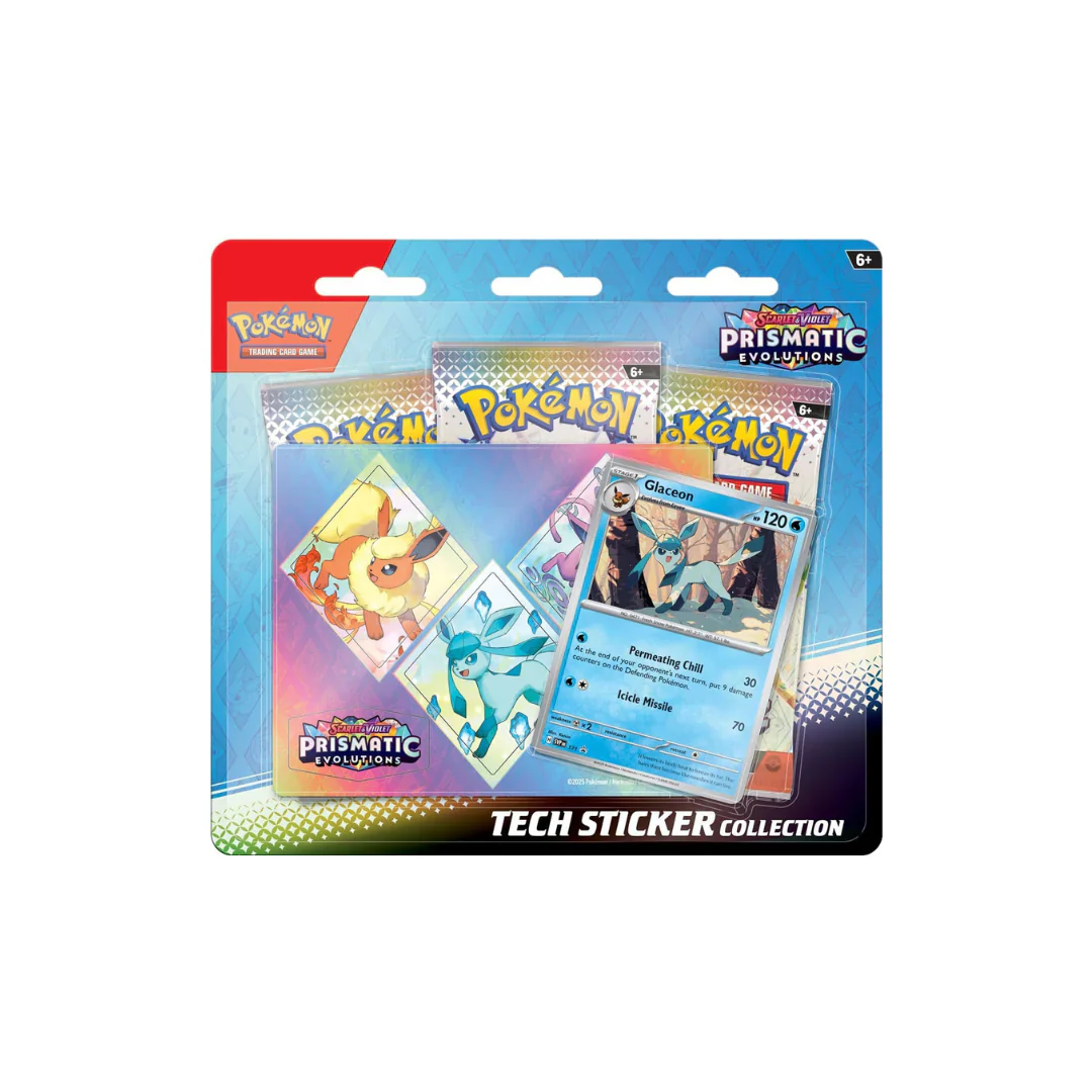Pokemon Prismatic Evolutions Tech Sticker Collection (Pre-Order) - Image 2