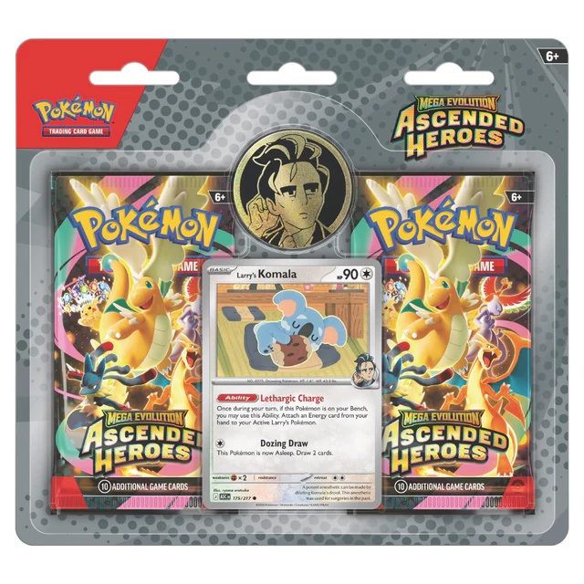 Pokémon TCG: ME2.5 Ascended Heroes 2-Pack Blister (WAVE 2 PRE-ORDER)