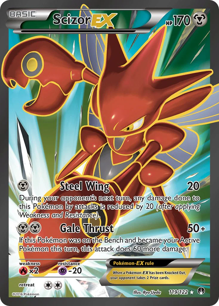 Scizor EX (Full Art) - BREAKpoint Ultra Rare 119/122